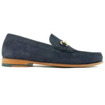 Alan Payne Snaffle Bit Loafers Navy Blue