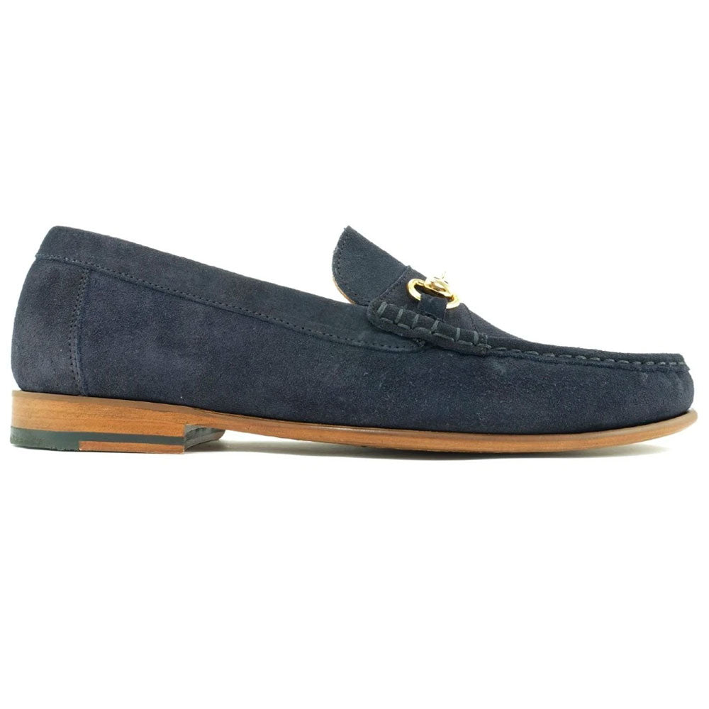 Alan Payne Snaffle Bit Loafers Navy Blue
