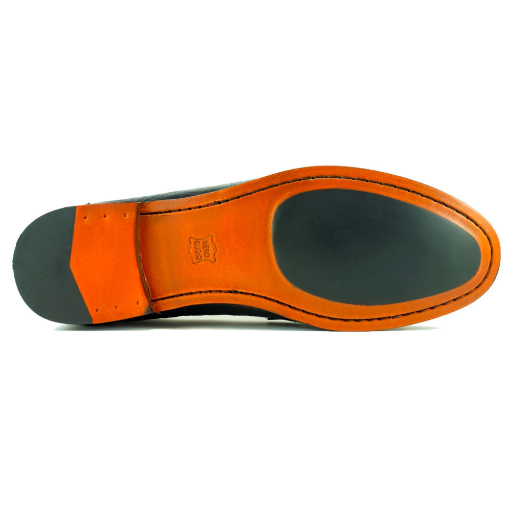 Alan Payne Snaffle II Calfskin Bit Loafers Black