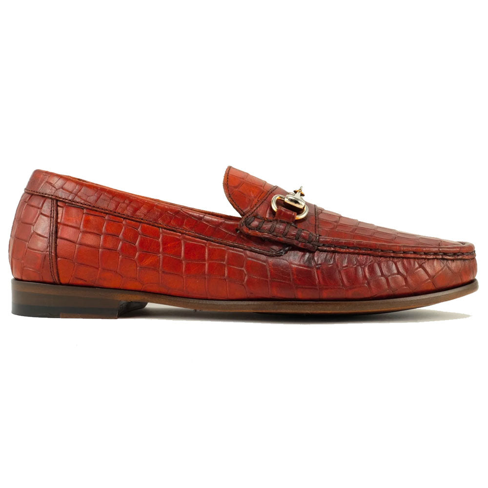 Alan Payne Snaffle II Calfskin Bit Loafers Brandy