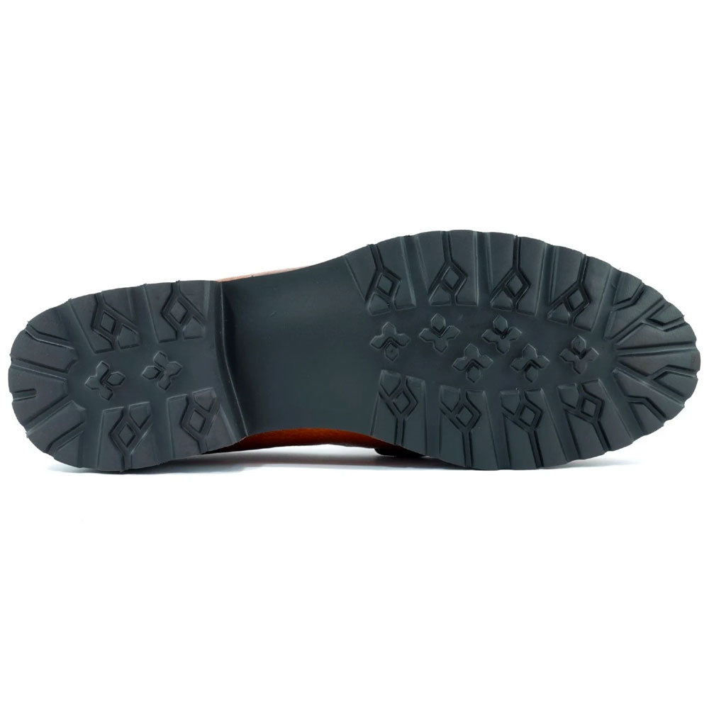 Alan Payne Walker II Deerskin Bit Loafers Tan