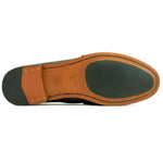 Alan Payne Wellesley Deerskin Penny Loafers Black