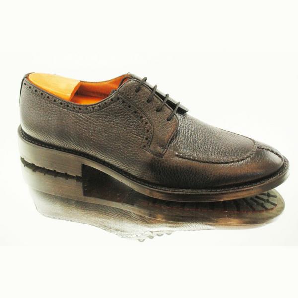 Alan Payne Wimbley Deerskin Split Toe Shoes Black