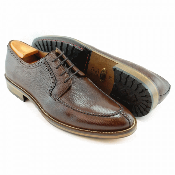 Alan Payne Deer Skin Dress Shoes Cognac
