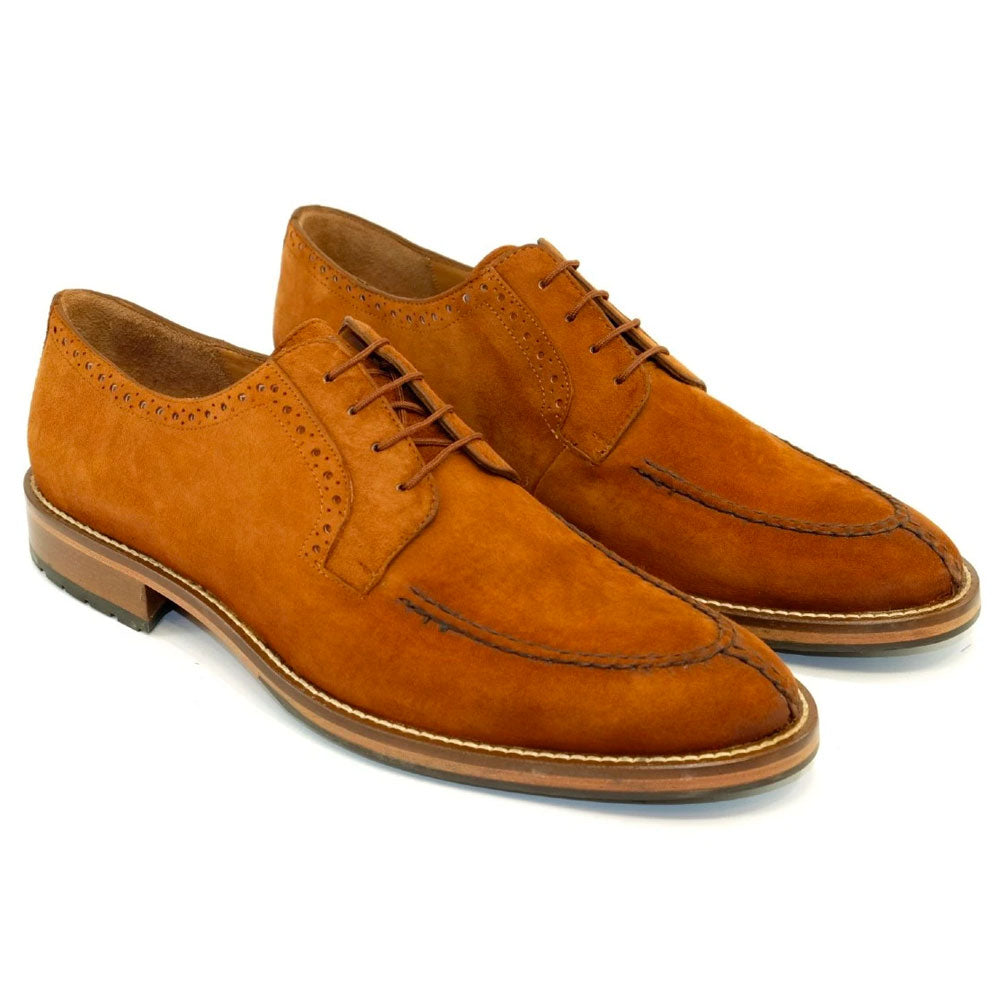 Alan Payne Wimbley Suede Split Toe Shoes Snuff