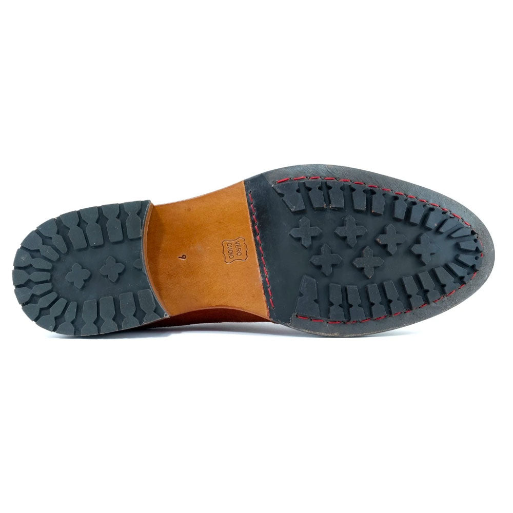 Alan Payne Wimbley Suede Split Toe Shoes Snuff