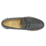 Alan Payne Worchester Genuine American Bison Penny Loafers Brown