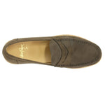 Alan Payne Worchester Suede Penny Loafers Brown