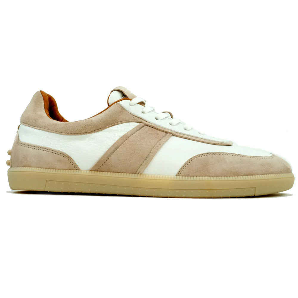 Alan Payne Zeus Deerskin / Suede Sneakers White / Beige