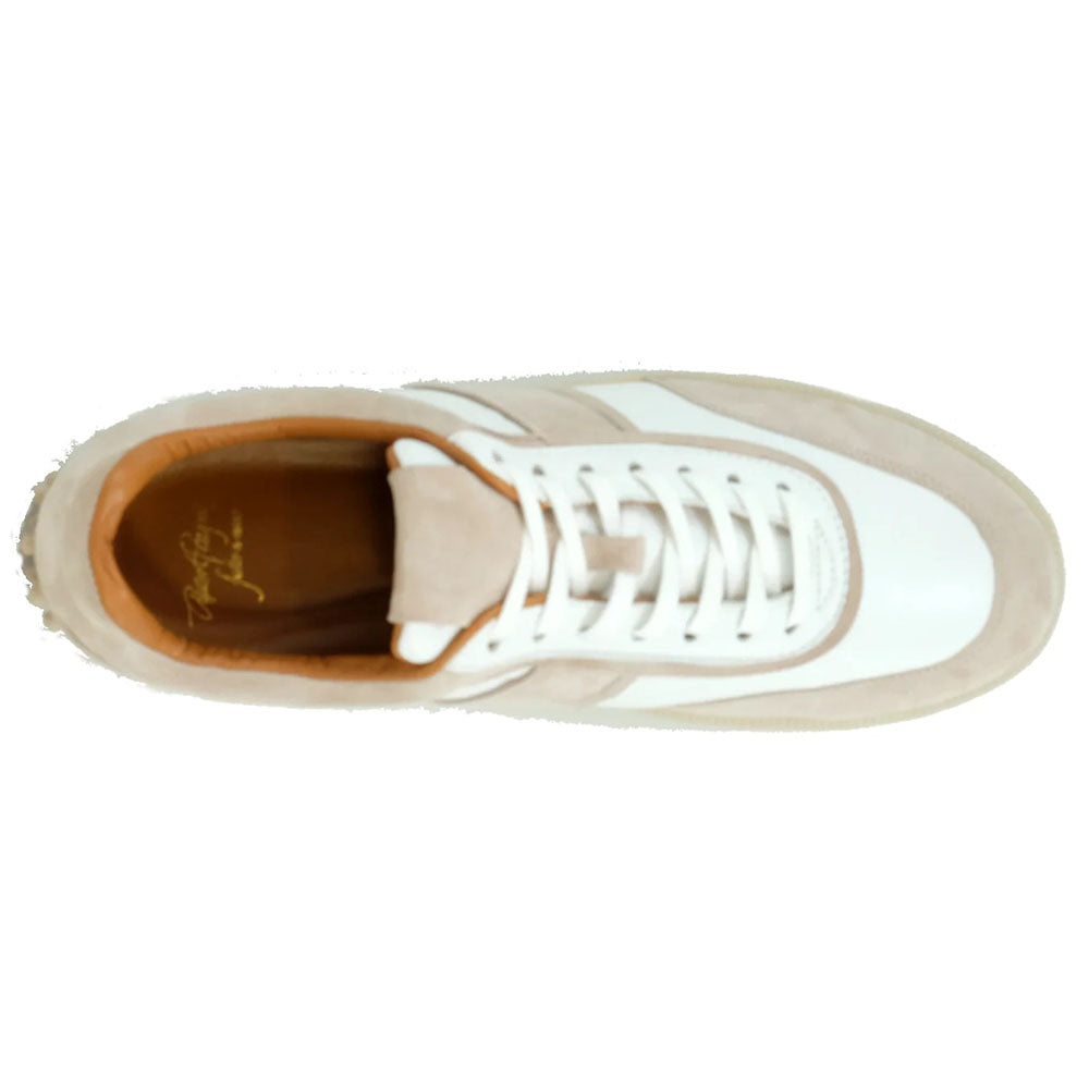 Alan Payne Zeus Deerskin / Suede Sneakers White / Beige