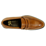 Alan Payne Zurich Deerskin Penny Loafers Cigar