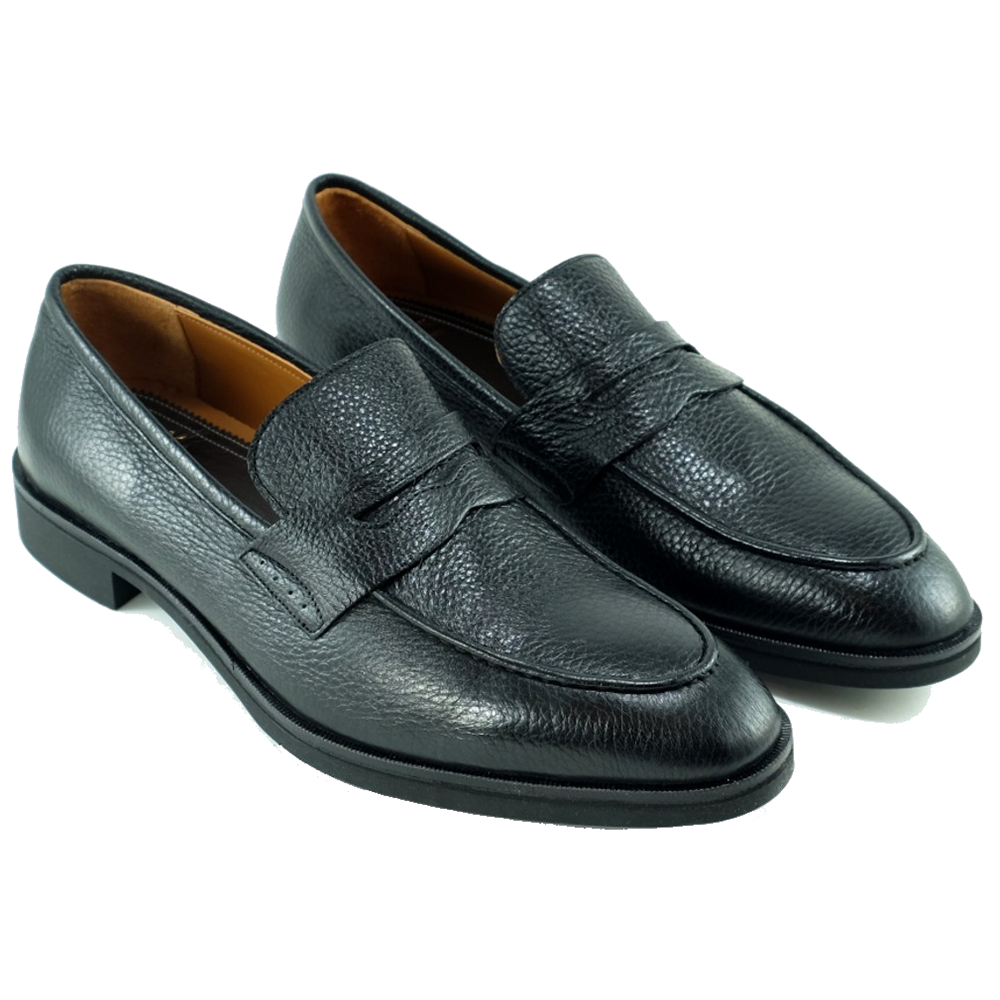 Alan Payne Zurich Deerskin Shoes Black
