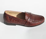 Alan Payne Franco Genuine Crocodile Loafers Sport Rust