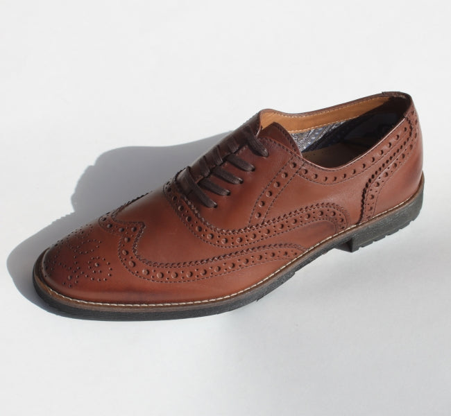 Alan Payne Umbria Wingtip  Shoes Chestnut