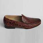 Alan Payne Virgo Genuine Crocodile Loafers Cognac