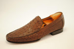 Alan Payne Vitto Genuine Ostrich Loafers Black