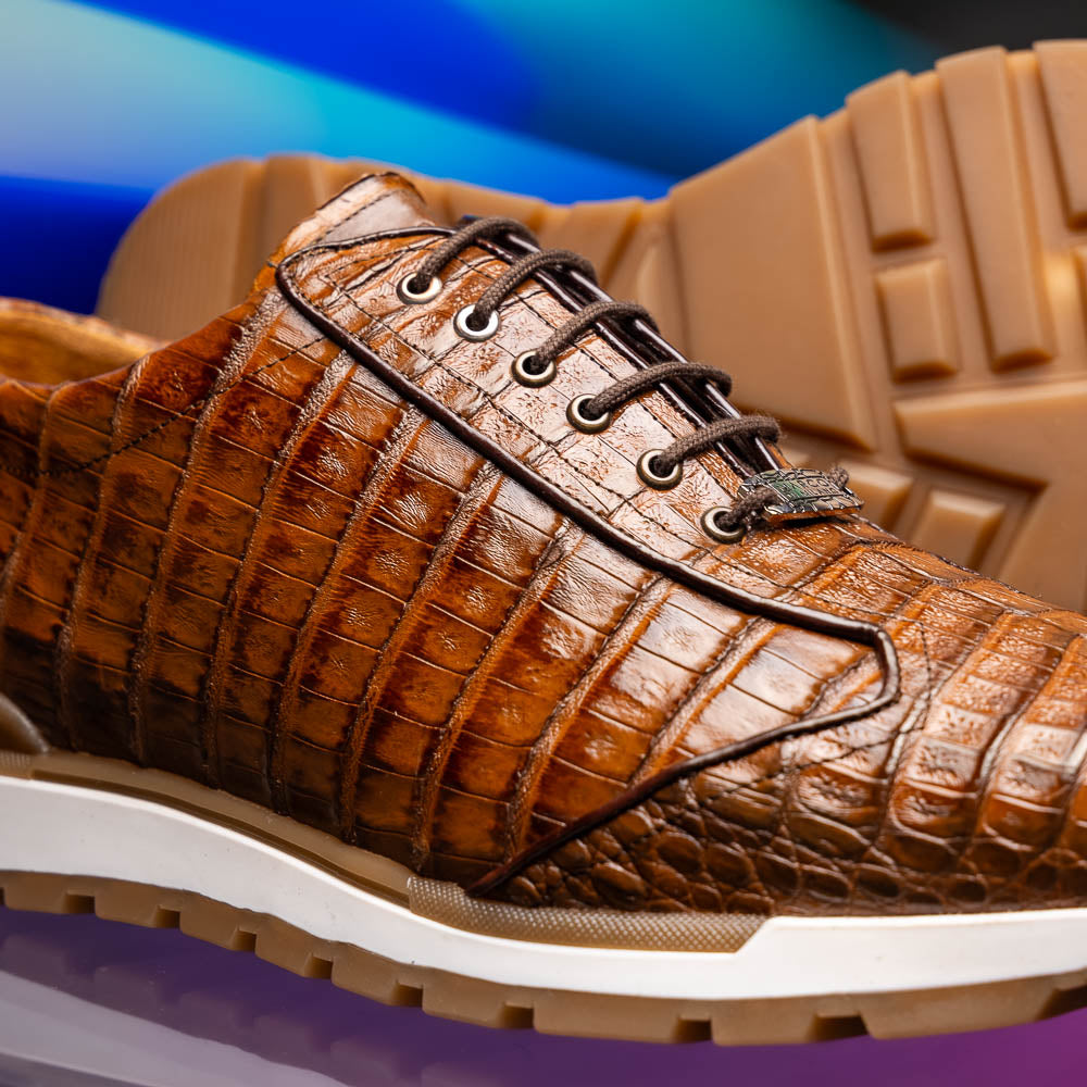 Marco Di Milano Alonzo Caiman Crocodile Sneakers Bay Apache