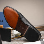 Zelli Alba Calfskin Loafers Black / White (15-300-BKW)