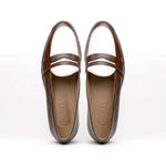 Zelli Alba Calfskin Loafers Camel / Cream (15-300-CRM)