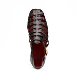 View product image 5: Marco Di Milano Albero Lizard & Goatskin Fisherman Sandal Brown