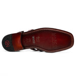View product image 2: Marco Di Milano Albero Lizard & Goatskin Fisherman Sandal Wine
