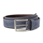 Allen Edmonds Bourbon Street Suede Dress Belt Denim Blue (1019530)