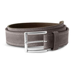 Allen Edmonds Bourbon Street Suede Dress Belt Pewter (1019629)