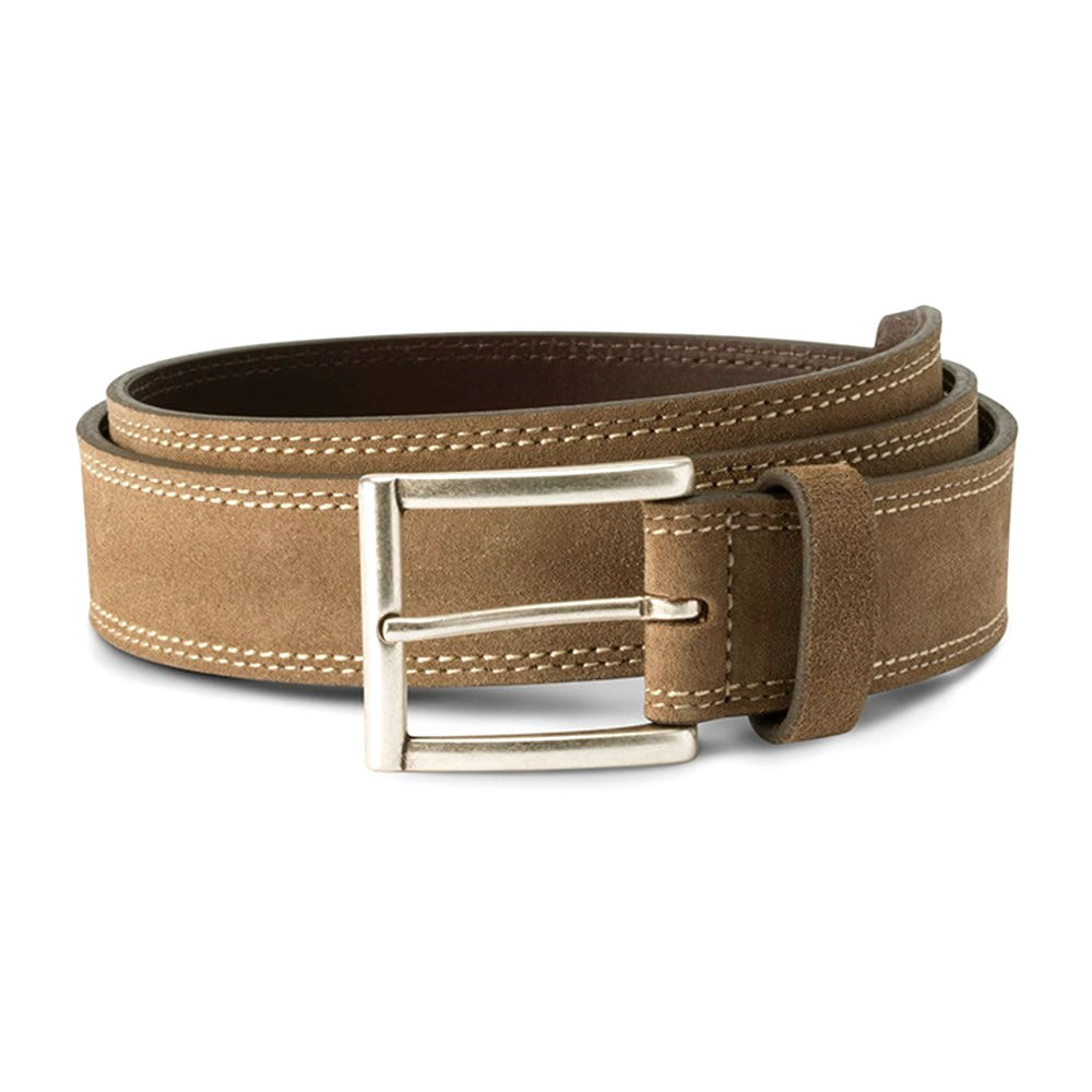 Allen Edmonds Bourbon Street Suede Dress Belt Taupe (1019532)