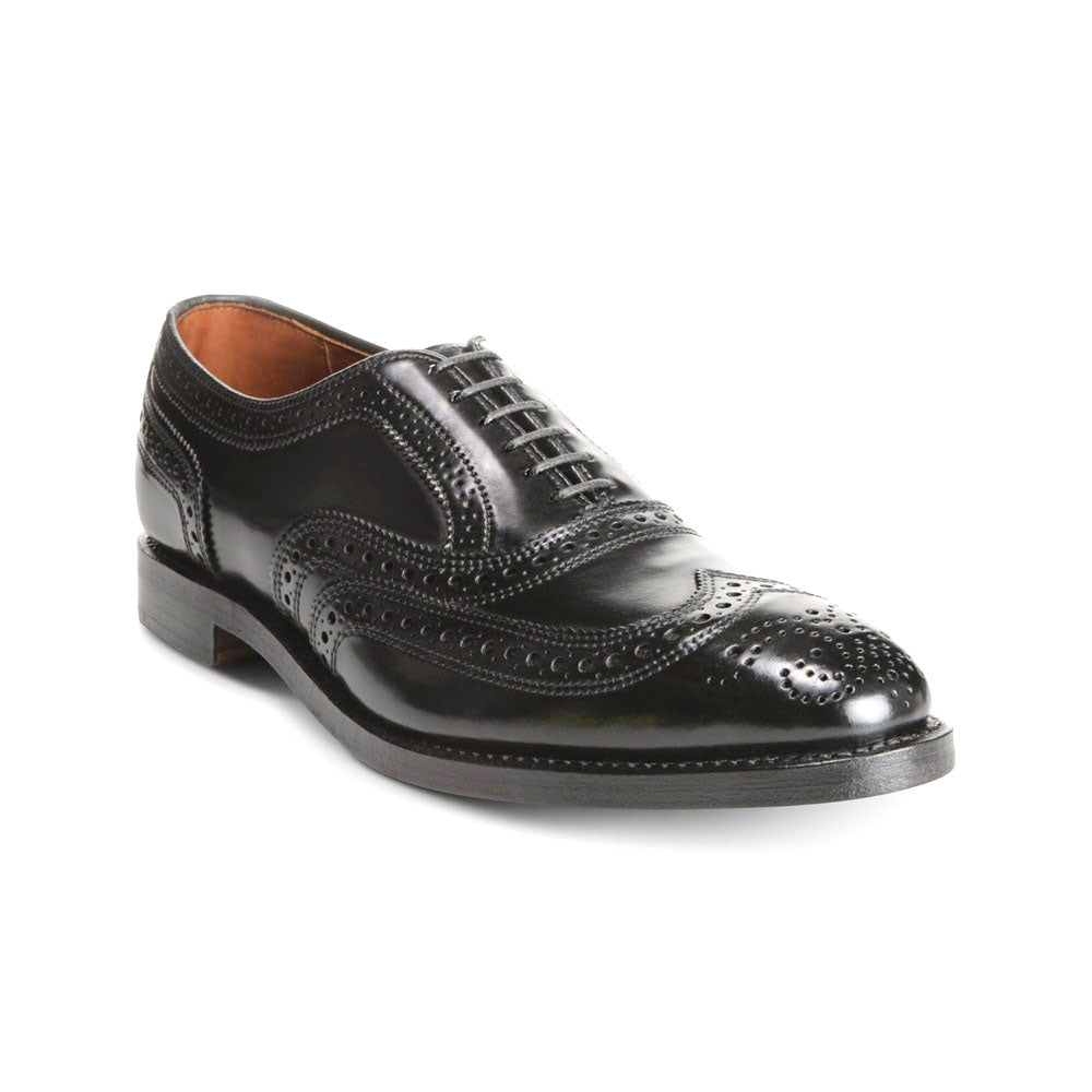 Allen Edmonds Cambridge Shell Cordovan Wingtip Dress Shoe Black (8605)