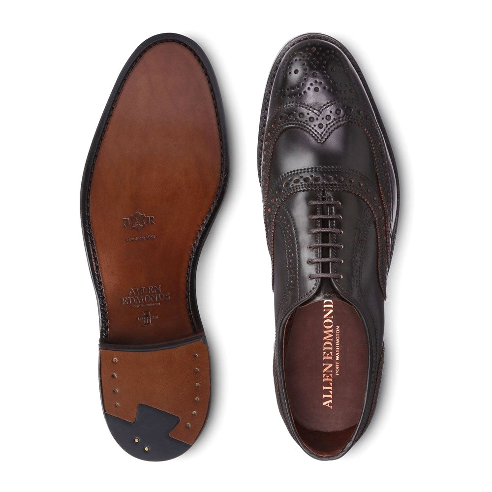 Allen Edmonds Cambridge Shell Cordovan Wingtip Dress Shoe Brown (3996)