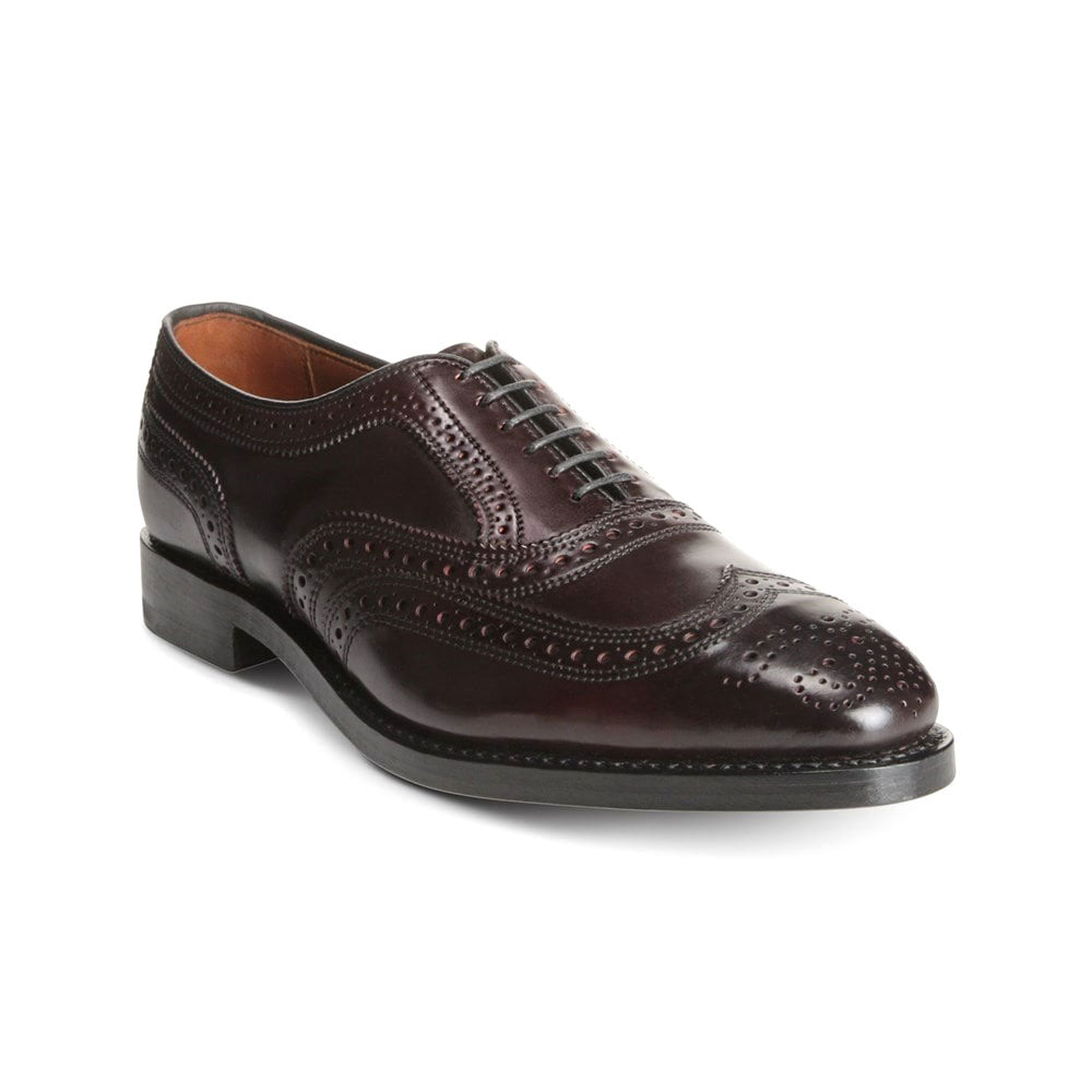 Allen Edmonds Cambridge Shell Cordovan Wingtip Dress Shoe Burgundy