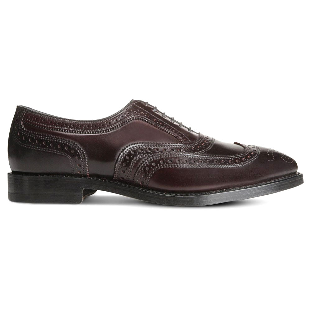 Allen Edmonds Cambridge Shell Cordovan Wingtip Dress Shoe Burgundy(8685)
