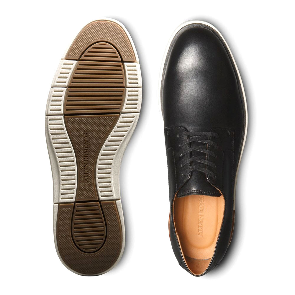 Allen Edmonds Carson Leather Lace-up Hybrid Derby Black (6788