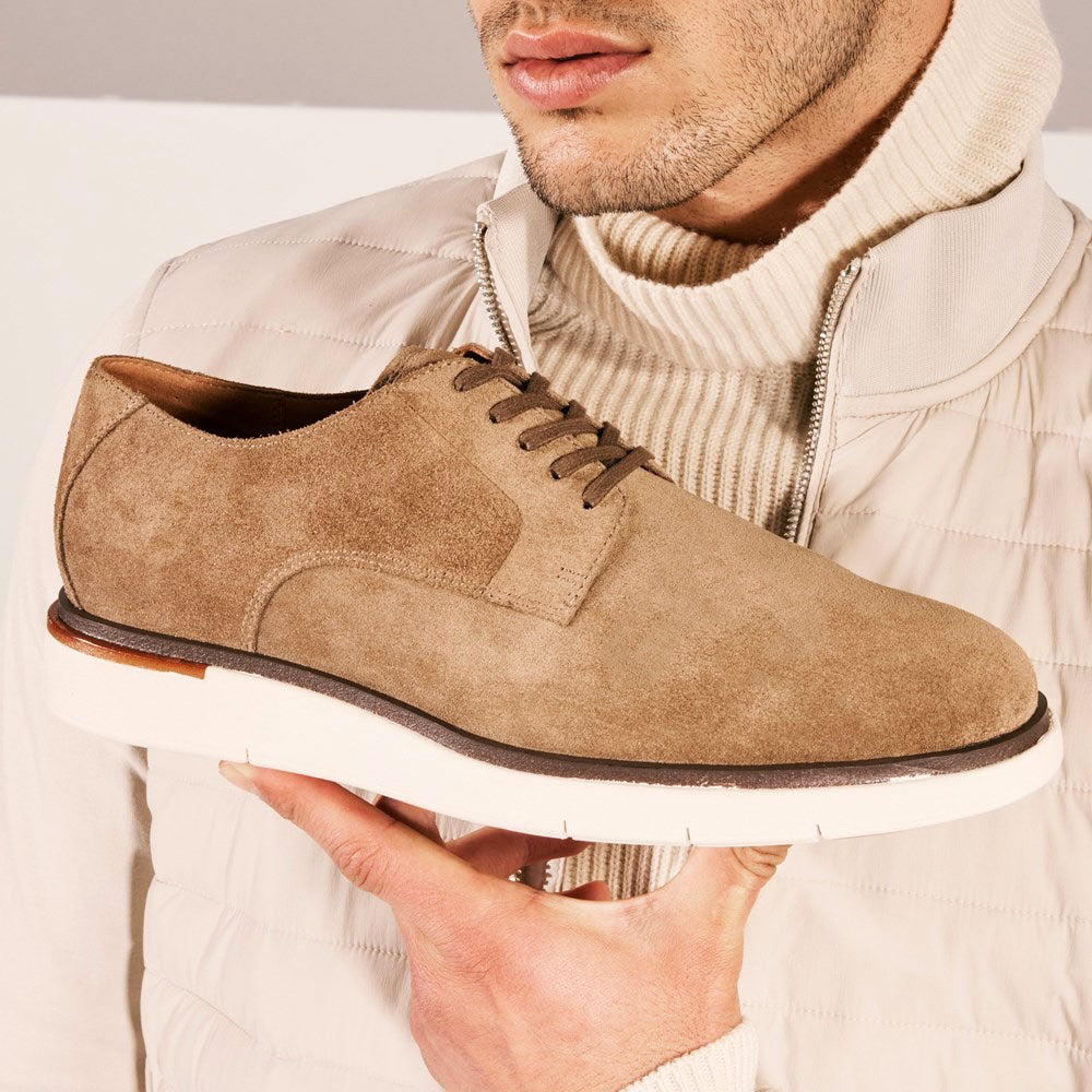 Allen Edmonds Carson Leather Lace-up Hybrid Derby Walnut (6840)