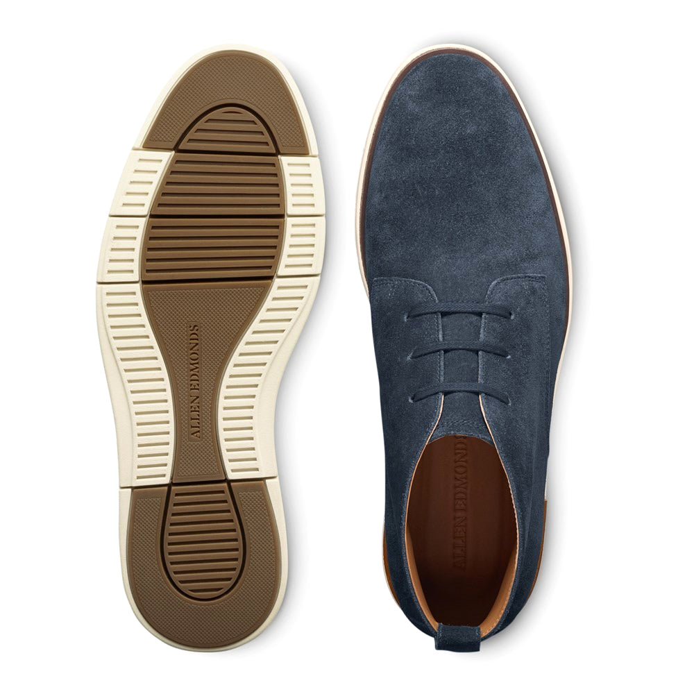 Allen Edmonds Carson Suede Hybrid Chukka Boots Sea (7386)