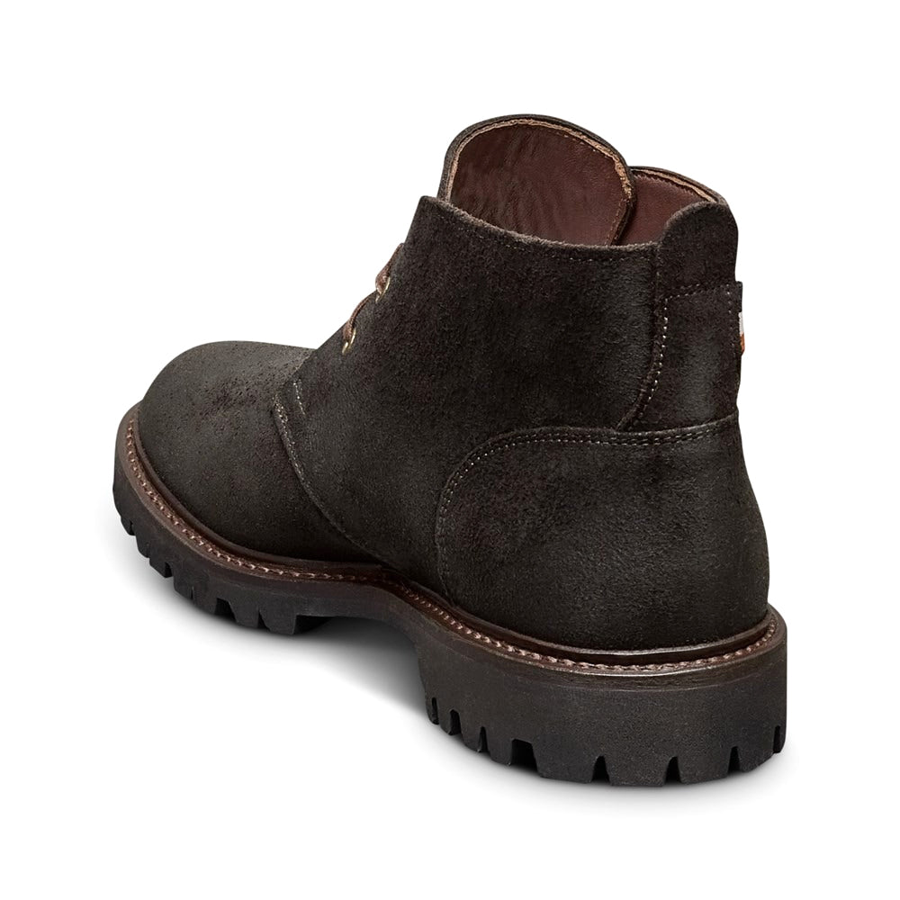 Allen Edmonds Chandler Waxed Suede Lug Chukka Boots Dark Brown (8137)