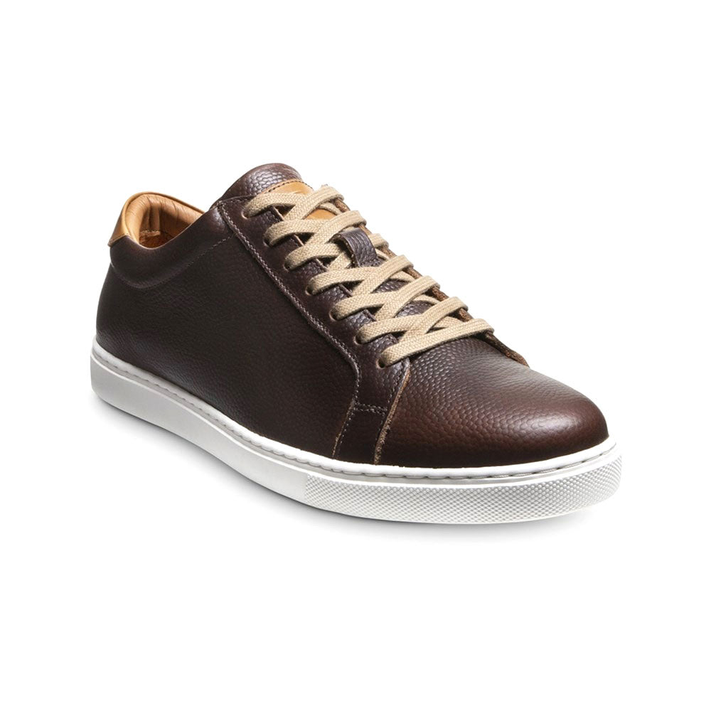 Allen Edmonds Courtside Football Grain Sneaker Brown (5979)