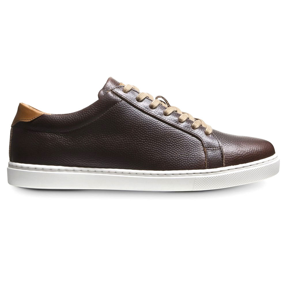 Allen Edmonds Courtside Football Grain Sneaker Brown (5979)