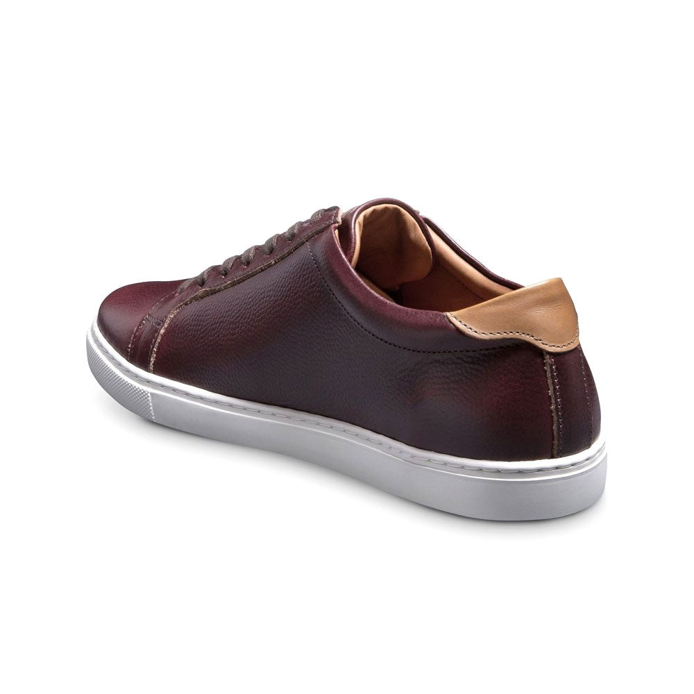 Allen Edmonds Courtside Football Grain Sneaker Burgundy (6947)