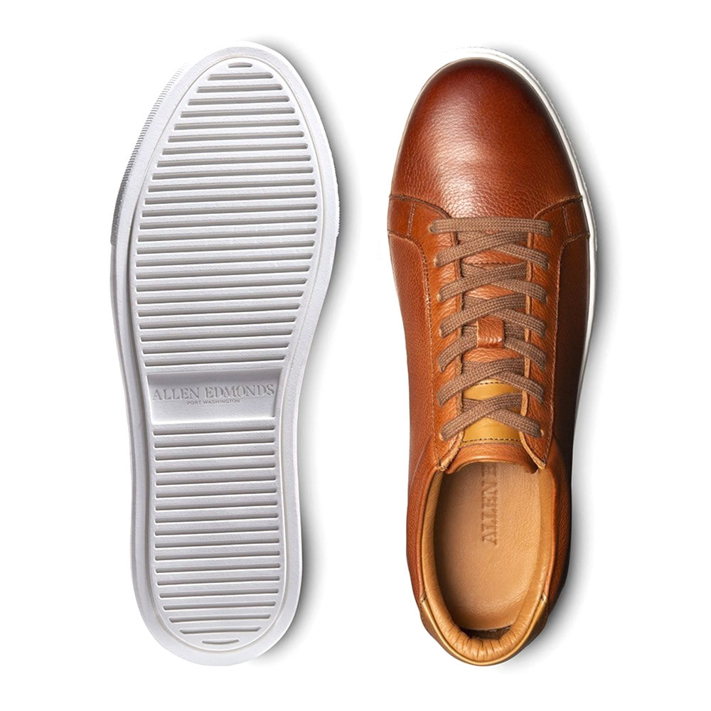 Allen Edmonds Courtside Leather Sneaker Chili (5639