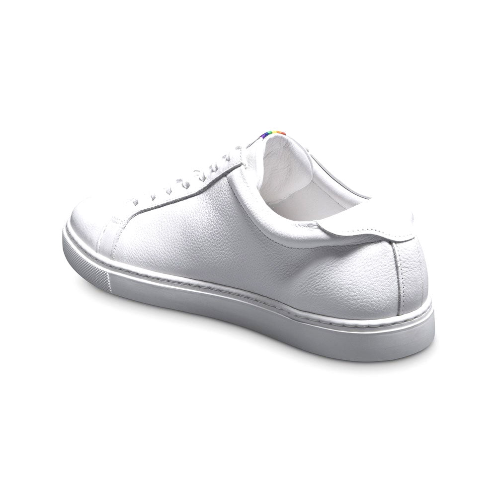 Allen Edmonds Courtside Pride Sneaker White (6917)
