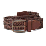 Allen Edmonds Cross Street Casual Leather Belt Brown (1021977)