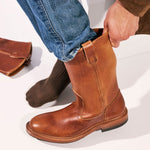 Allen Edmonds Dallas Leather Roper Boot Cheyenne Brown (6732)