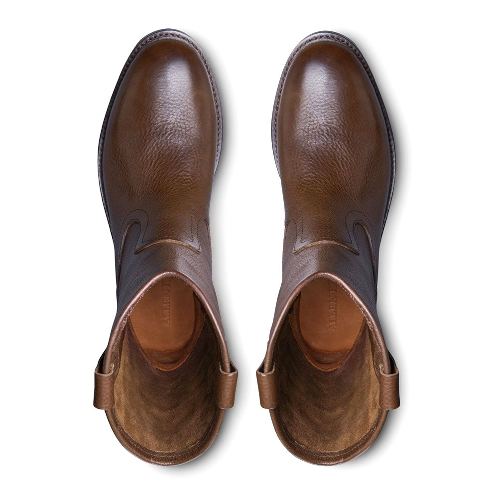 Allen Edmonds Dallas Leather Roper Boot Dark Brown Grain (6575)