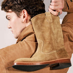 Allen Edmonds Dallas Suede Roper Boot Burnt Sugar (6576)