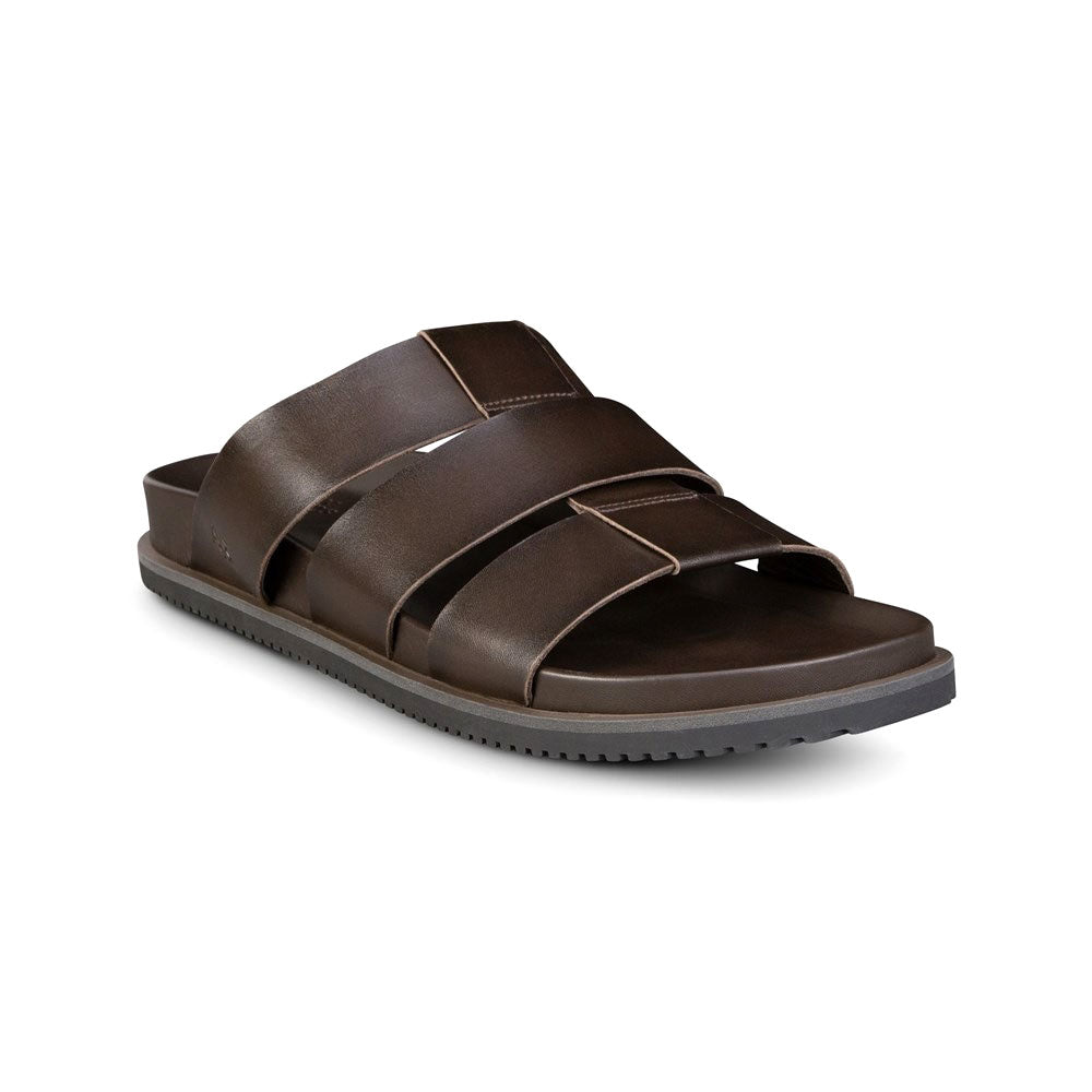 Allen Edmonds Davis Leather Sandal Dark Brown (6957)
