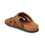 Allen Edmonds Davis Leather Sandal Luggage (6958)