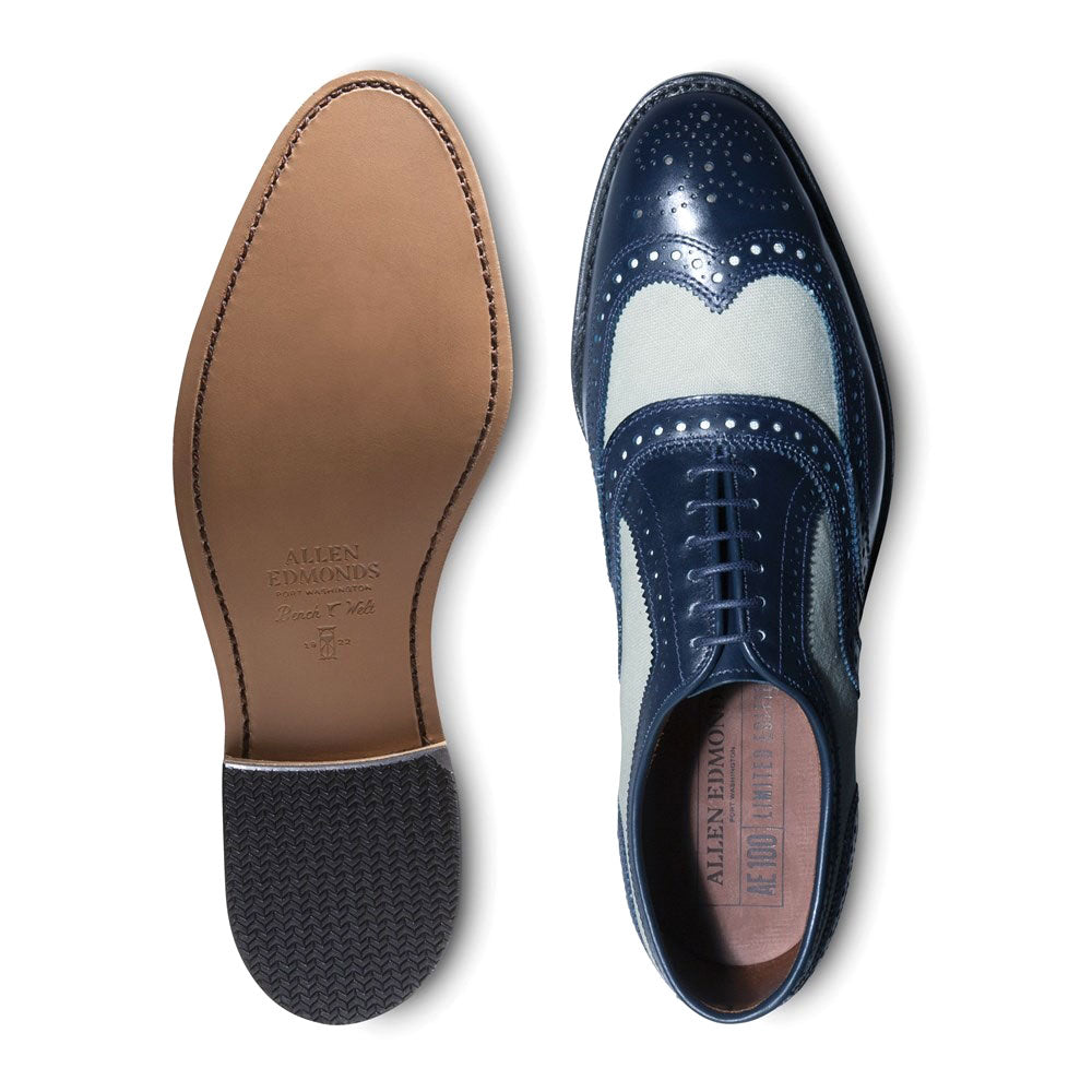 Allen Edmonds Factory 2nd McAllister Wingtip Oxford Navy  display picture 1