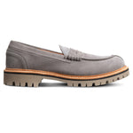 Allen Edmonds Freeport Suede Weatherproof Penny Loafers Grey (5349)