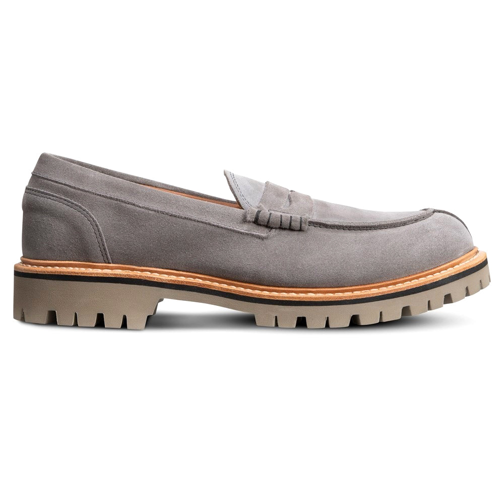 Allen Edmonds Freeport Suede Weatherproof Penny Loafers Grey (5349)